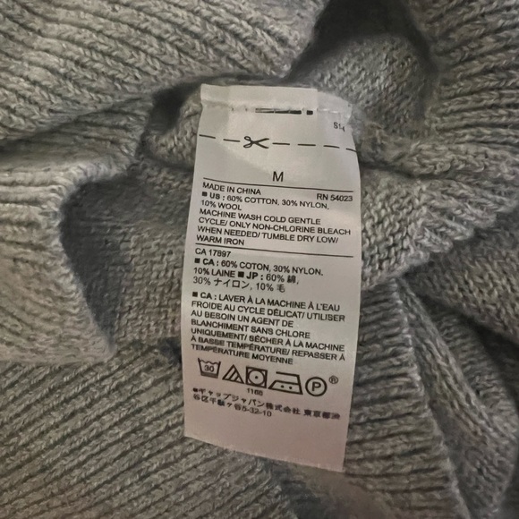 Men’s Banana Republic Raglan Sleeve Sweater Size Med - Picture 4 of 5